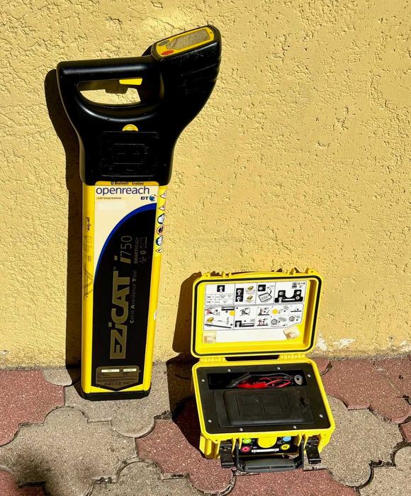 Radiodetektor EziCat i750 +generator EziTex t100 pomiar głębokości