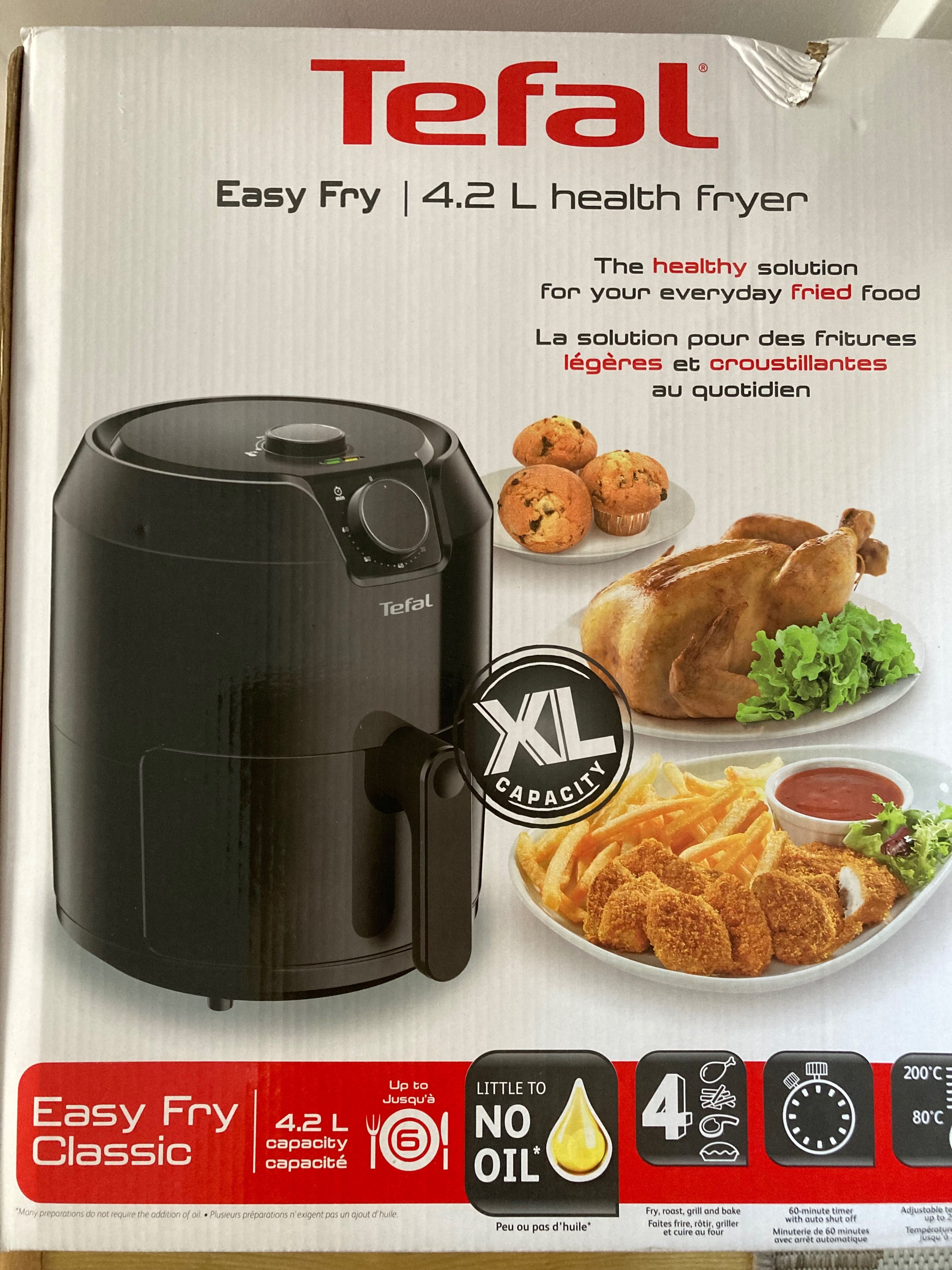 Nowa frytownica beztłuszczowa XL Tefal