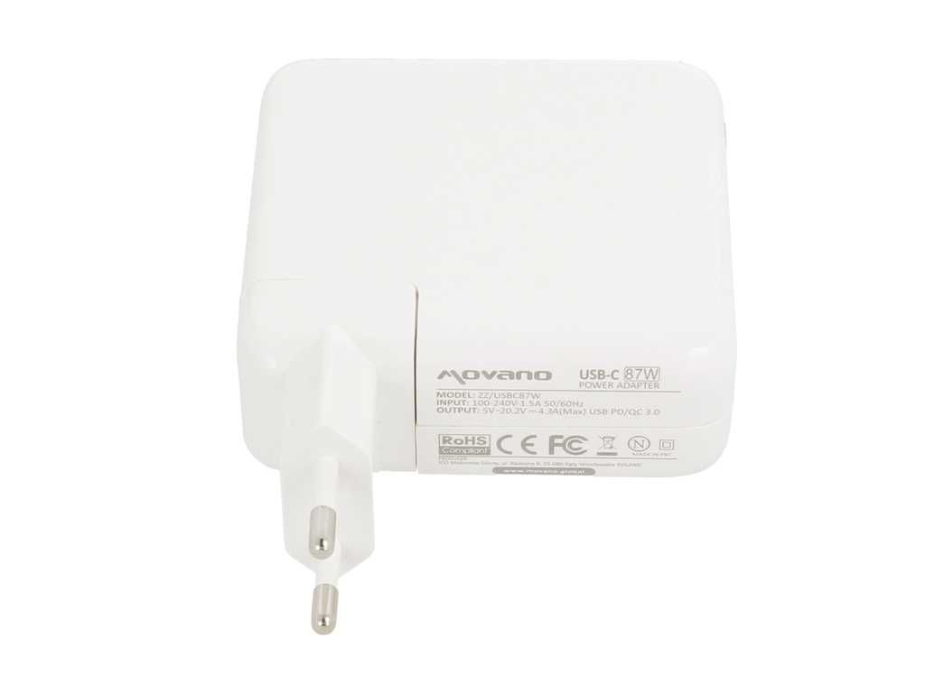 Zasilacz Movano 87W USB-C Apple Macbook Pro A1719 TPN-AA01