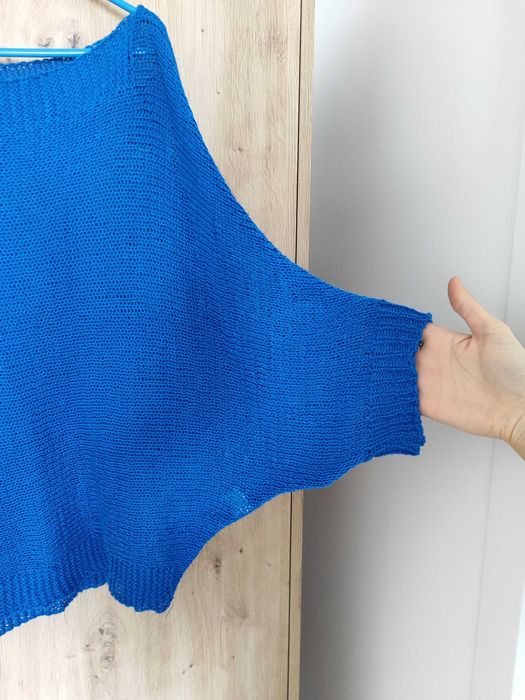 Niebieski sweter damski r. S/M