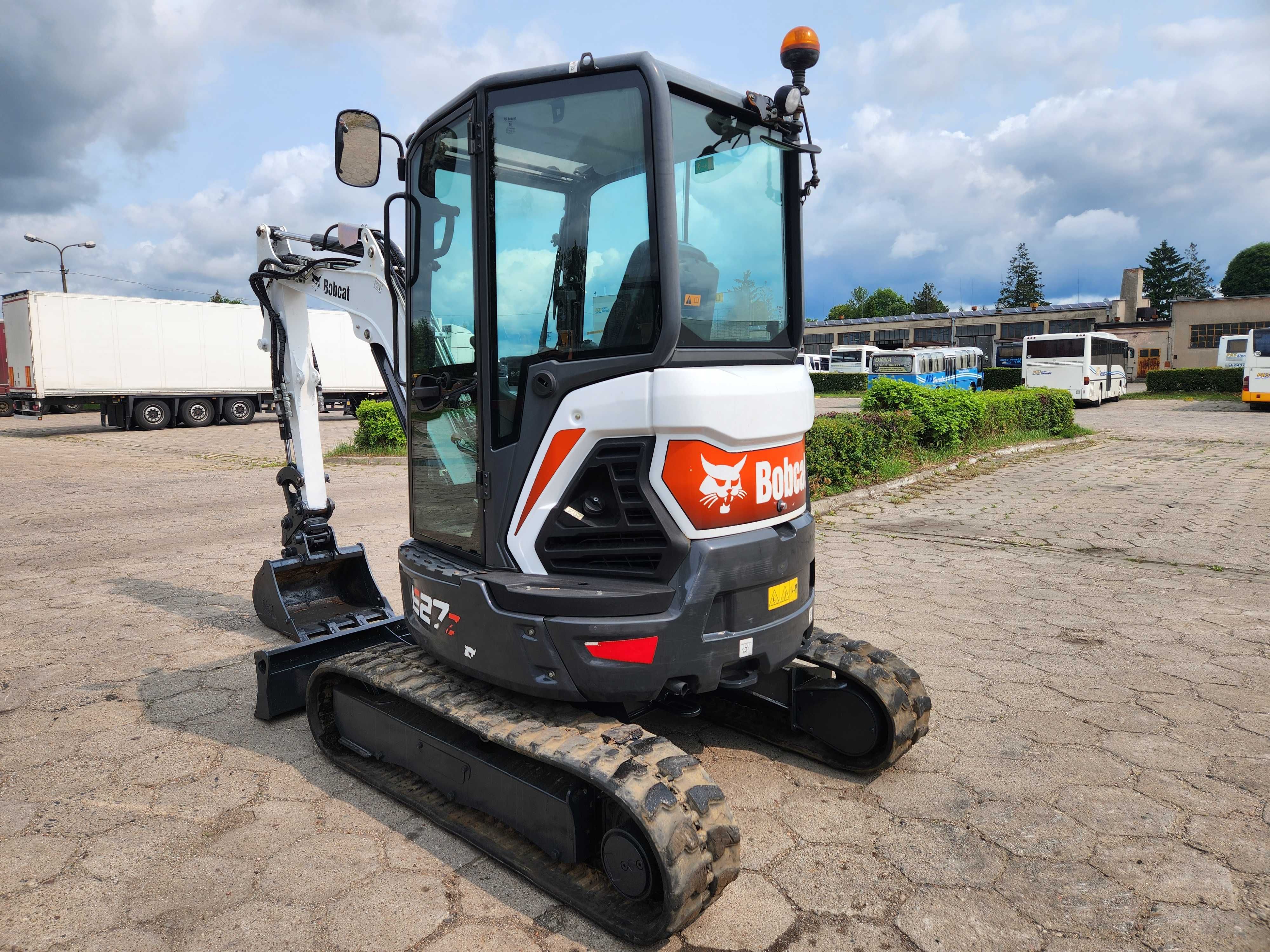 bobcat e27z minikoparka mini koparka kubota jcb wacker neuso 2.7 tony