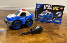 Auto Policja Samochód do skręcenia do złożenia