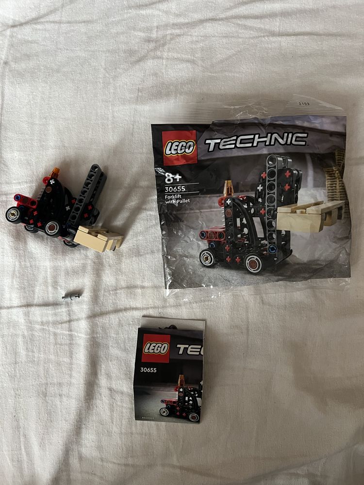 Lego 30655 technic wózek widłowy z paletą