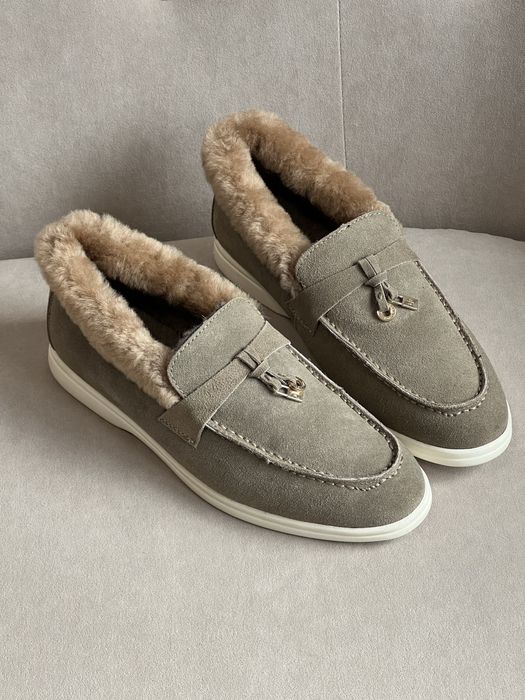 В наявності зимові лофери Loro Piana натуральне хутро