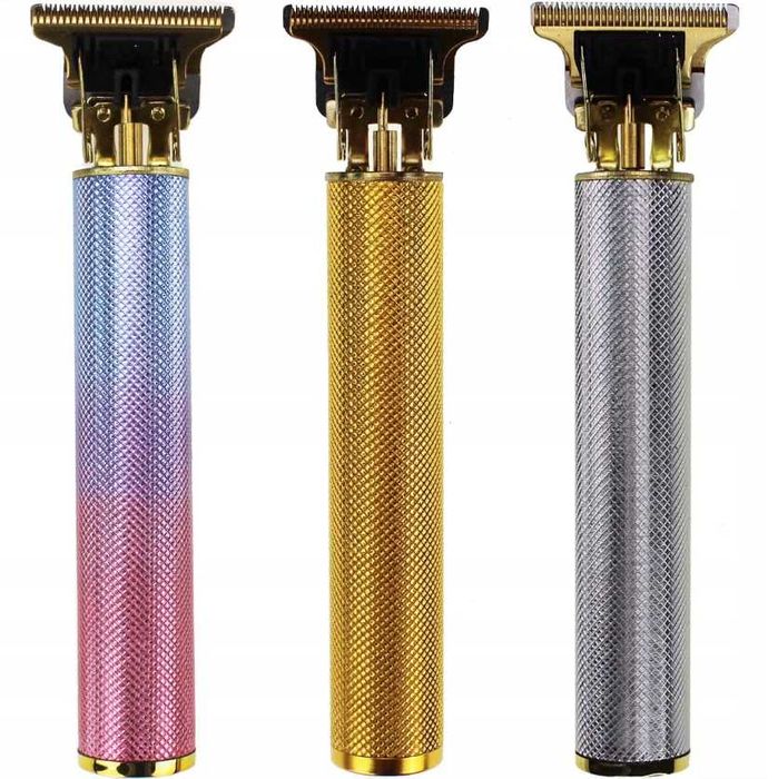 Trymer Barberski Profesjonalny – USB, 4 Nasadki, 3 Kolory!