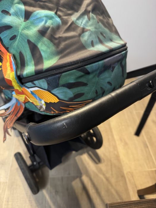 Wózek Cybex Priam Birds of paradise papuga monstera