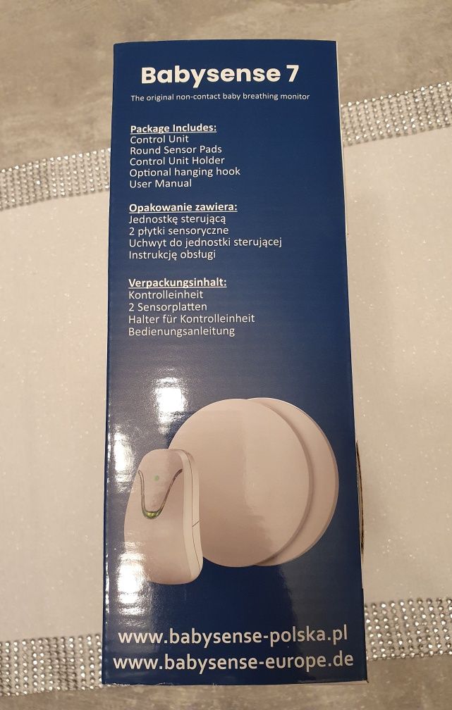 Medyczny Monitor oddechu dla niemowląt / dzieci Babysense 7 NOWY model