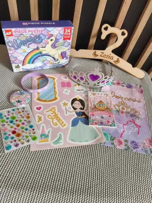 Jednorożec puzzle dla dziewczynki + dodatki korona zabawka  nr3