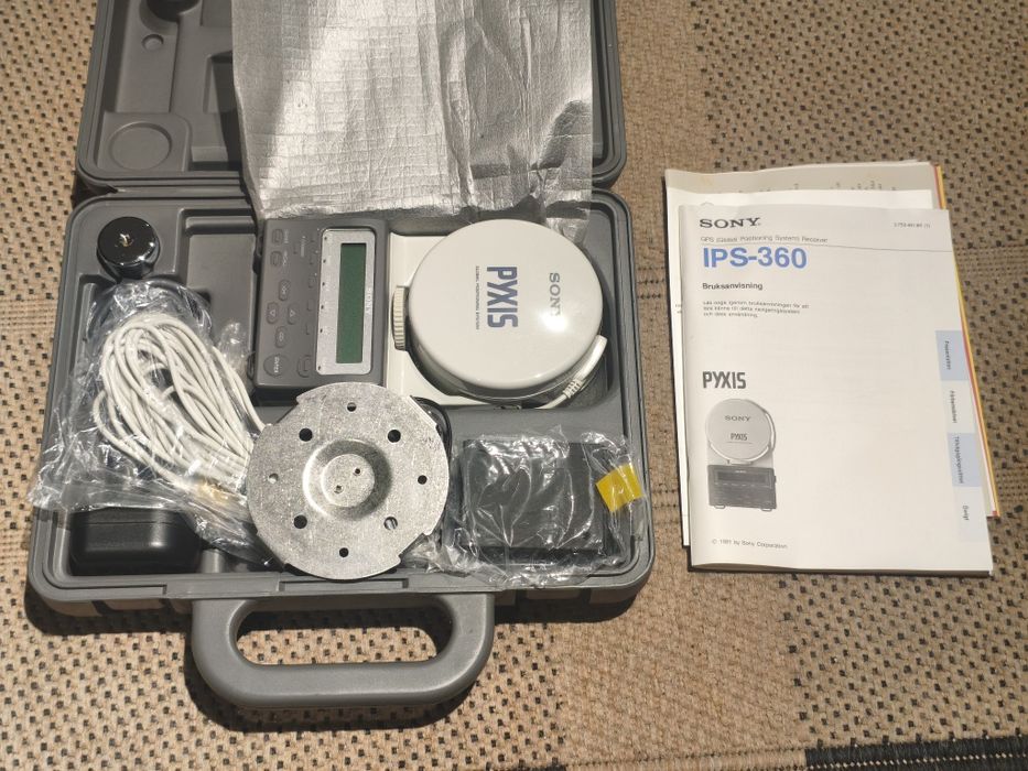 Sony PYXIS IPS-360 – kompletny retro zestaw GPS (1991)