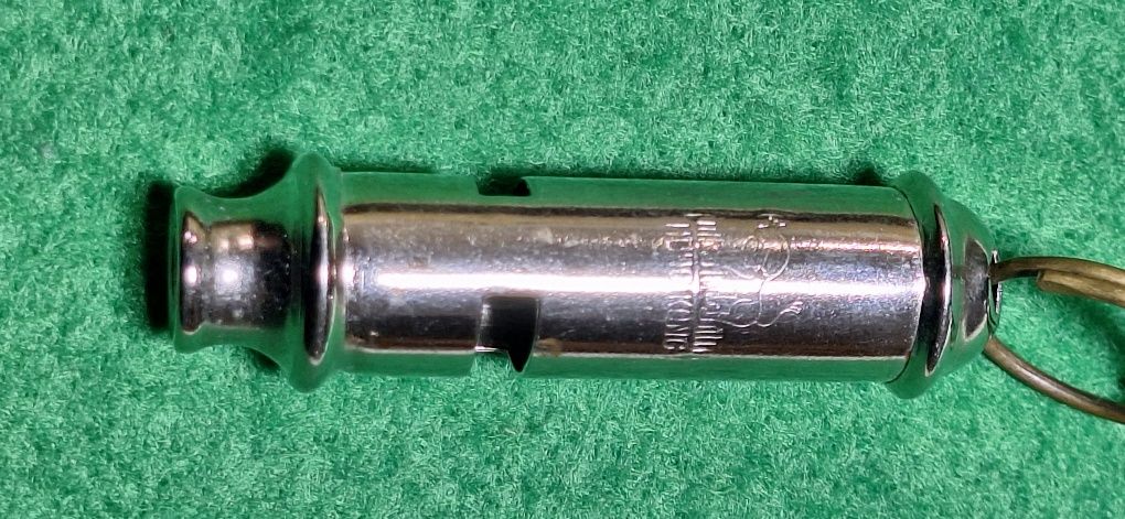 Apito escoteiros revisor comboios caça metal scout