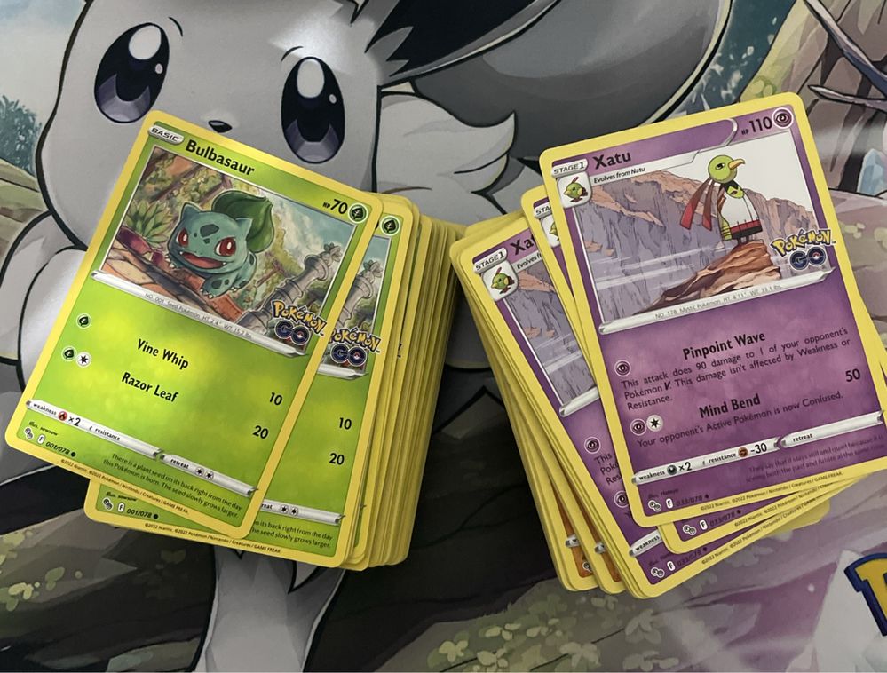 Pokemon GO TCG - Pack 40 cartas diferentes