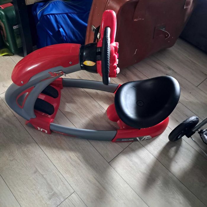 Symulator autko z kierownica swietna zabawa dla 3-4 latka