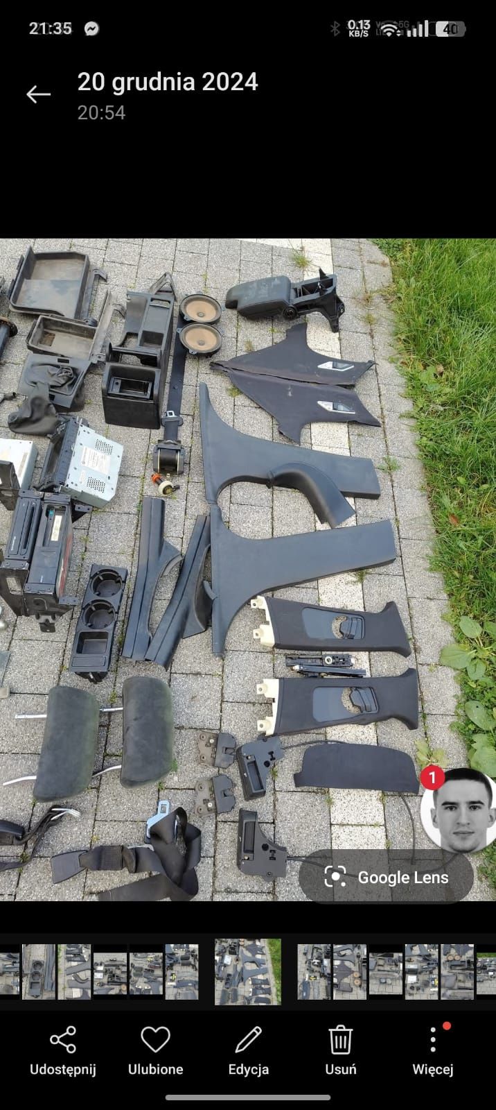 Komplet listw progowych mpakiet E46