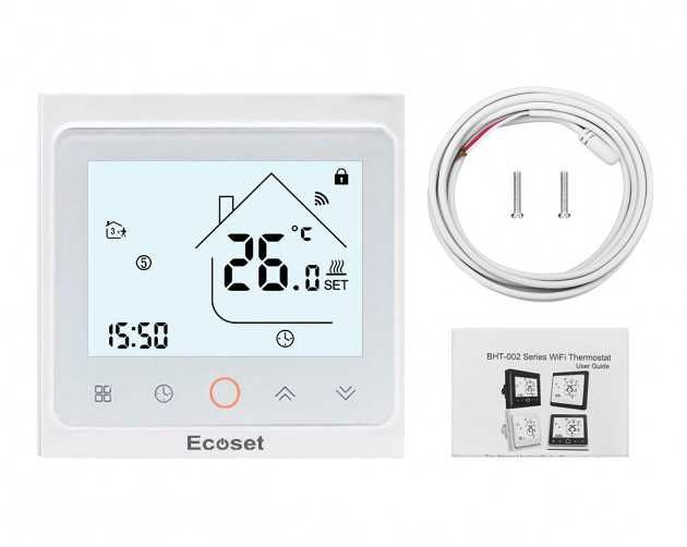 Програмований терморегулятор Ecoset PWT 002 Wi-Fi