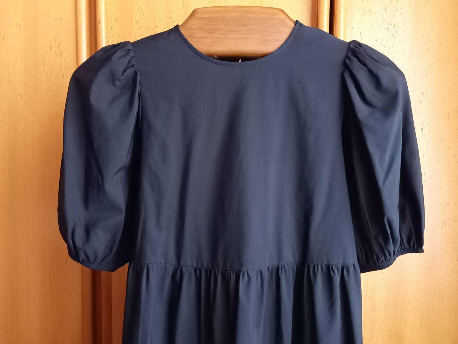 (NOVO C/ ETIQUETA, PORTES GRÁTIS) ZARA: Vestido Curto S/ Costas: Preto
