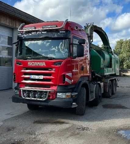 Mobilny Rębak maszyna do drewna ROZDRABNIACZ Scania| Jenz HEM 582