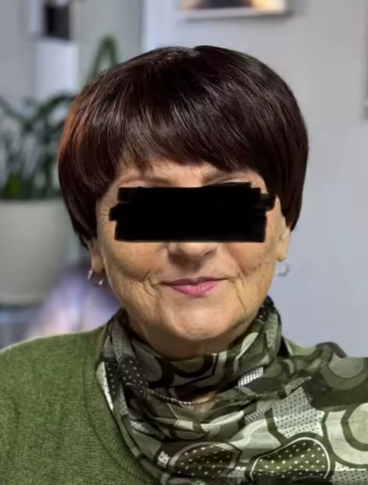 Peruka krótka brąz
