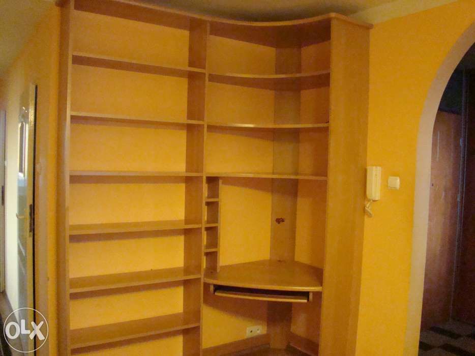 Meblościanka Biurko z półkami