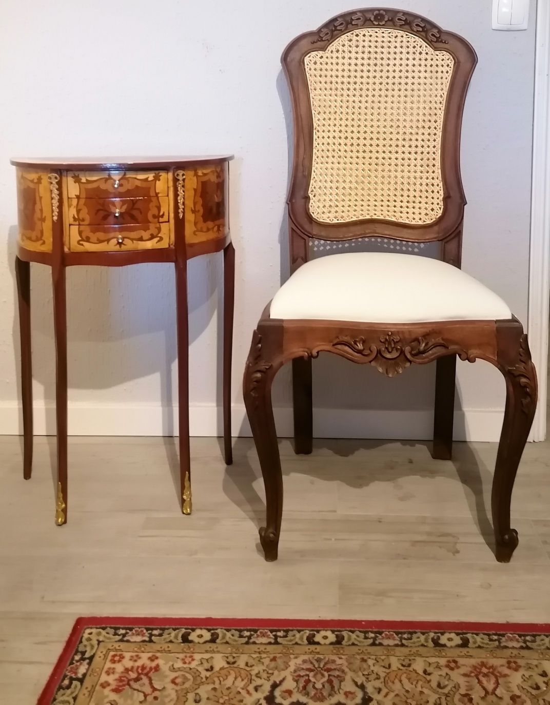 Mesas meia lua (encostar apoio mesinhas cabeceira) Wine tables Luís XV