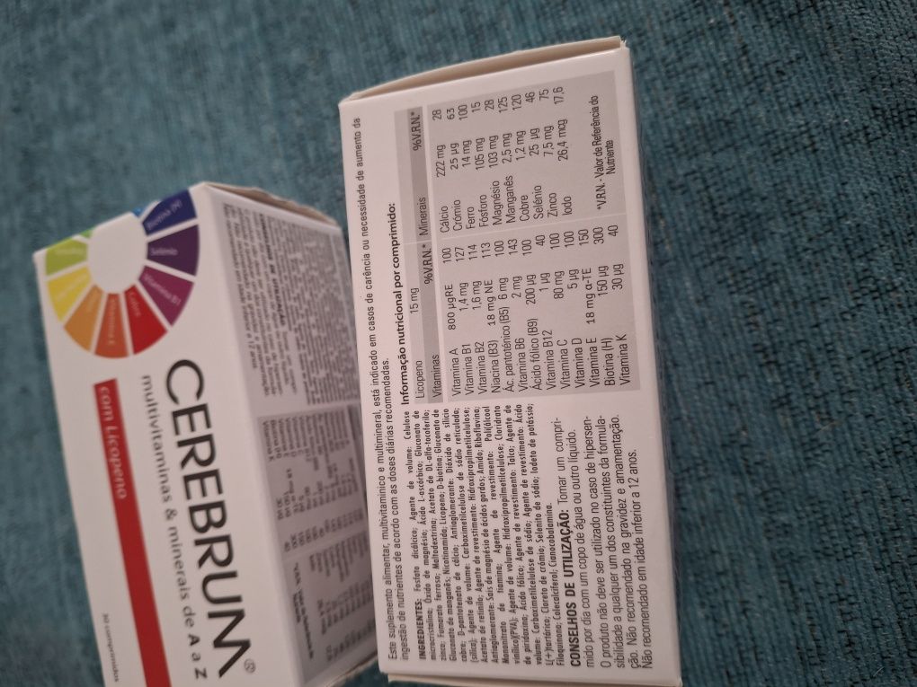 Cerebrum  multi vitaminas edial para o serebro 2 caixas
