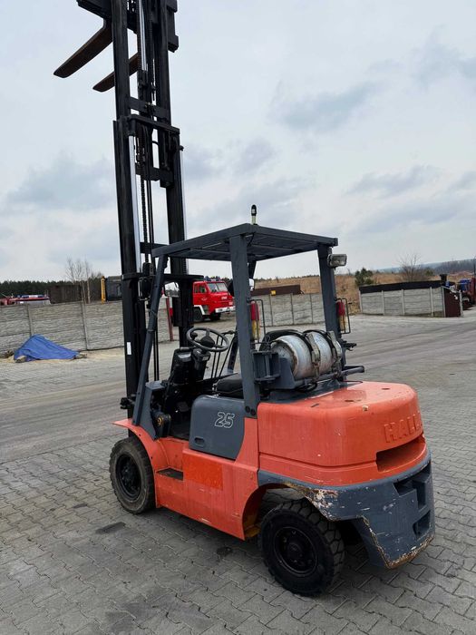 wózek widłowy HALLA FG25 Triplex 4.30m przesuw 2500kg 1999' rok NISSAN