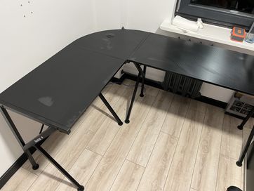 NOWE biurko Huzzar fotel Ikea gamingowy