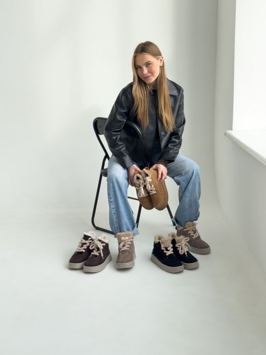 ДЕШЕВЛЕ НЕ БУДЕТ ‼️ Зимние ботинки женские в 4 цветах • ОСТАТКИ