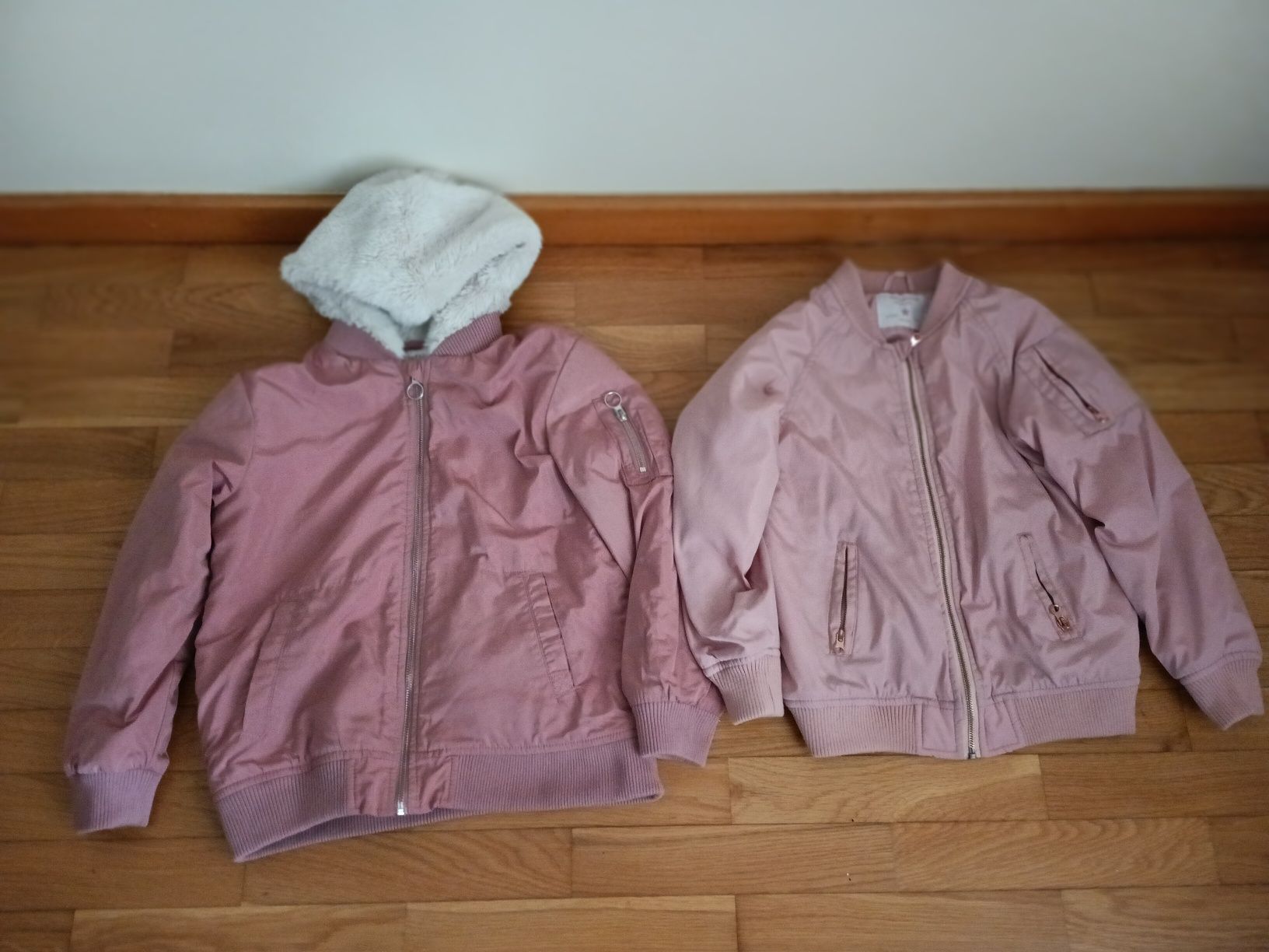 2 casacos de menina 9-10 anos como novos