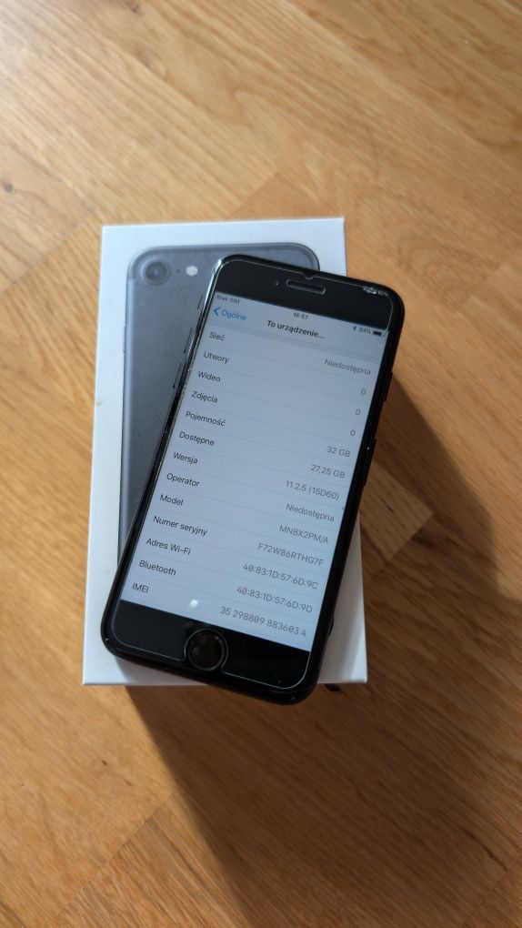 iPhone 7 32GB iOS 11.2.5 - stan idealny