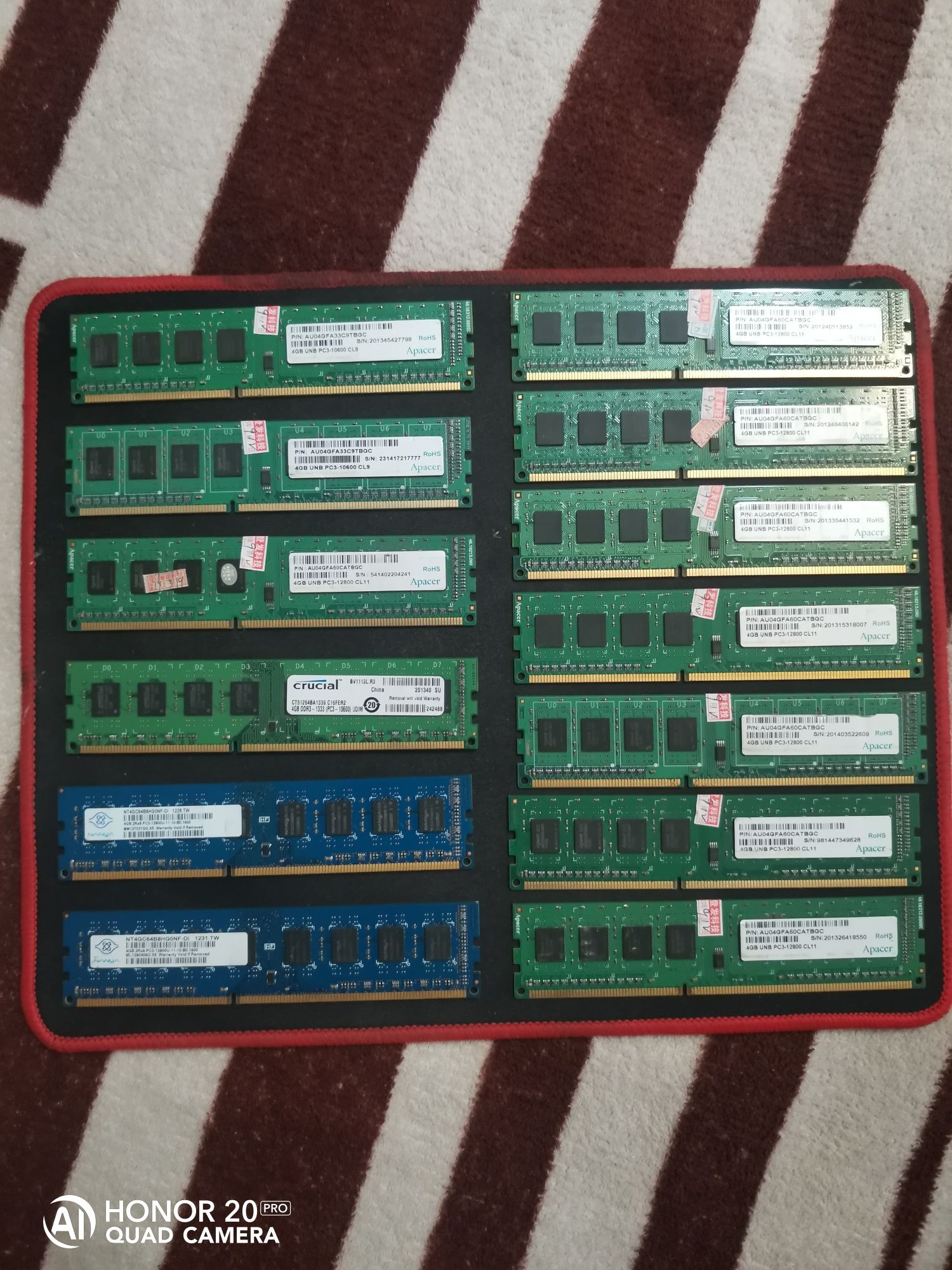 Оперативна памʼять ОЗУ DDR3 4gb 1333-1600MHz cl9-cl11