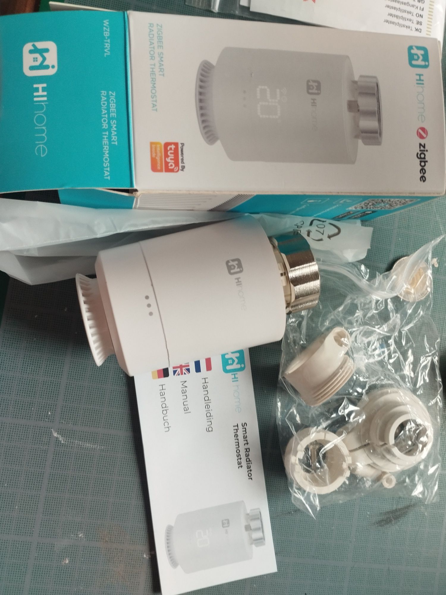 термоголовка Danfoss Eco™ Bluetooth014G1001 и  HiHome Smart Zigbee