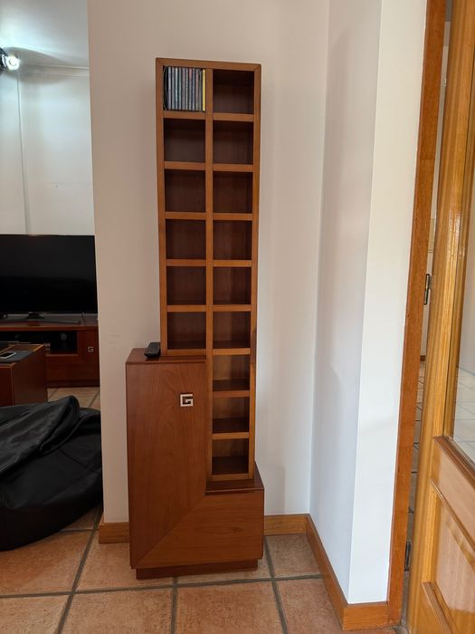 conjunto de móveis da sala de estar em madeira