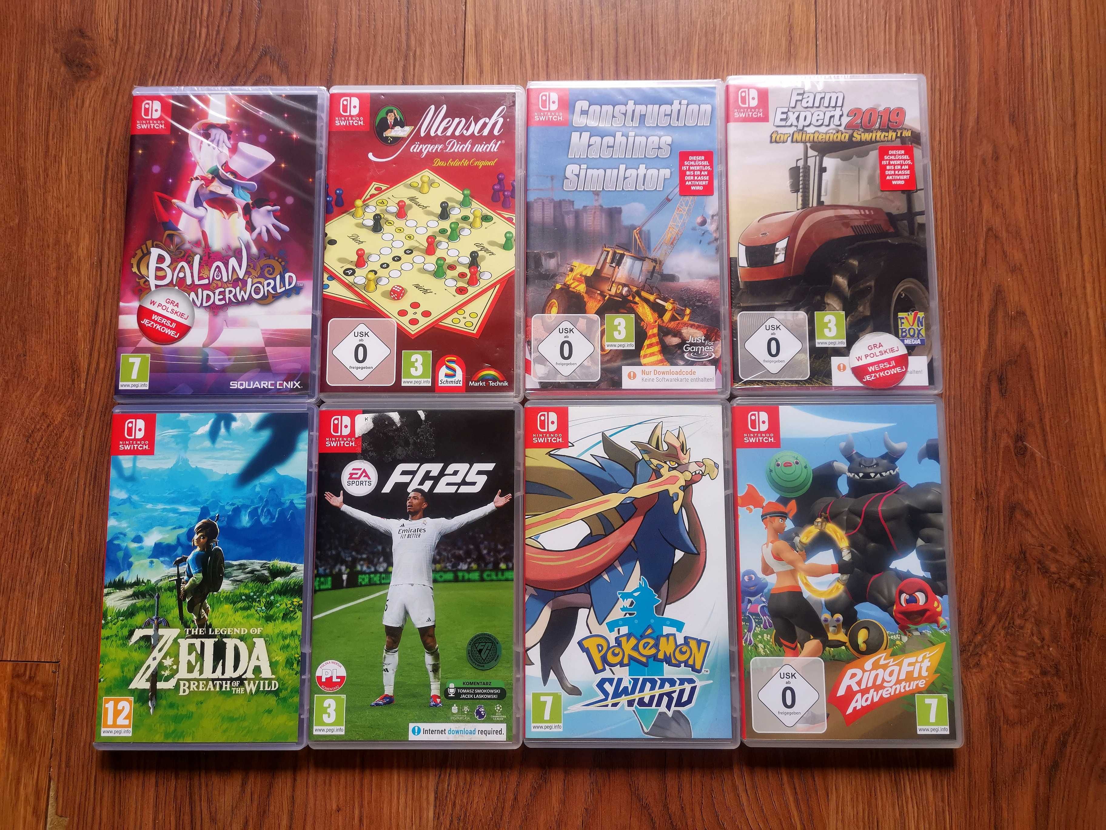 GRY Pady Dock Nintendo Switch.Pokemon Zelda Mario Farming NfS Fifa