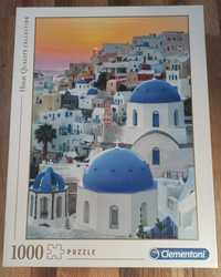 puzzle Santorini Grecja 1000 Clementoni