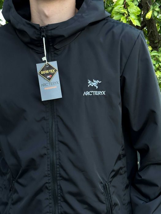 ХС С М Л ХЛ - GoreTex Arcteryx Ветровка - Куртка черная ГорТекс
