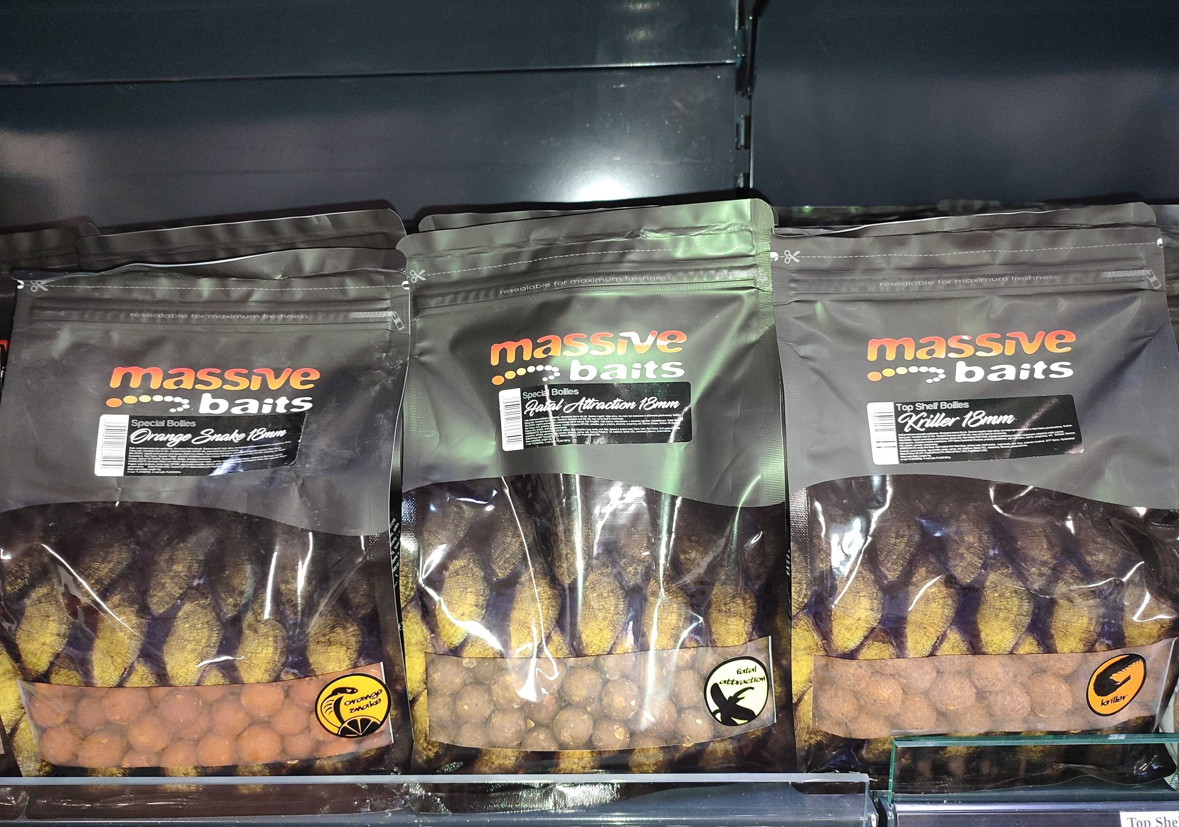 Kulki Massive Baits Top Shelf Boilies Organic Hemp Konopie 18mm 1kg