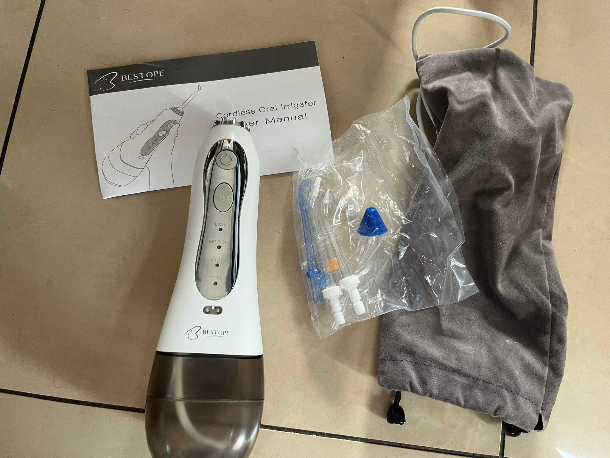 Irygator do zębów bestope cordless water flosser