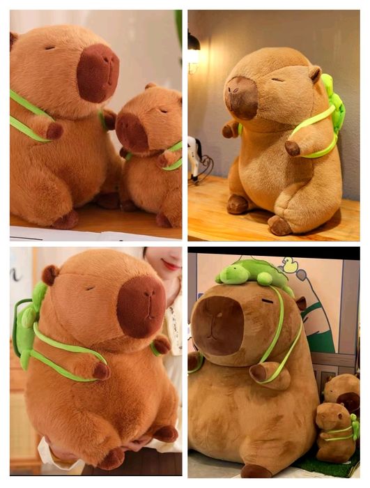 Капібара 23 30 40 48 75 100 см іграшка м'яка копібара капибара игрушка