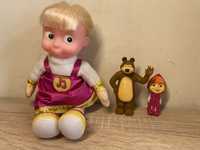 Zestaw Masza i Niedźwiedź: lalka + 2 figurki