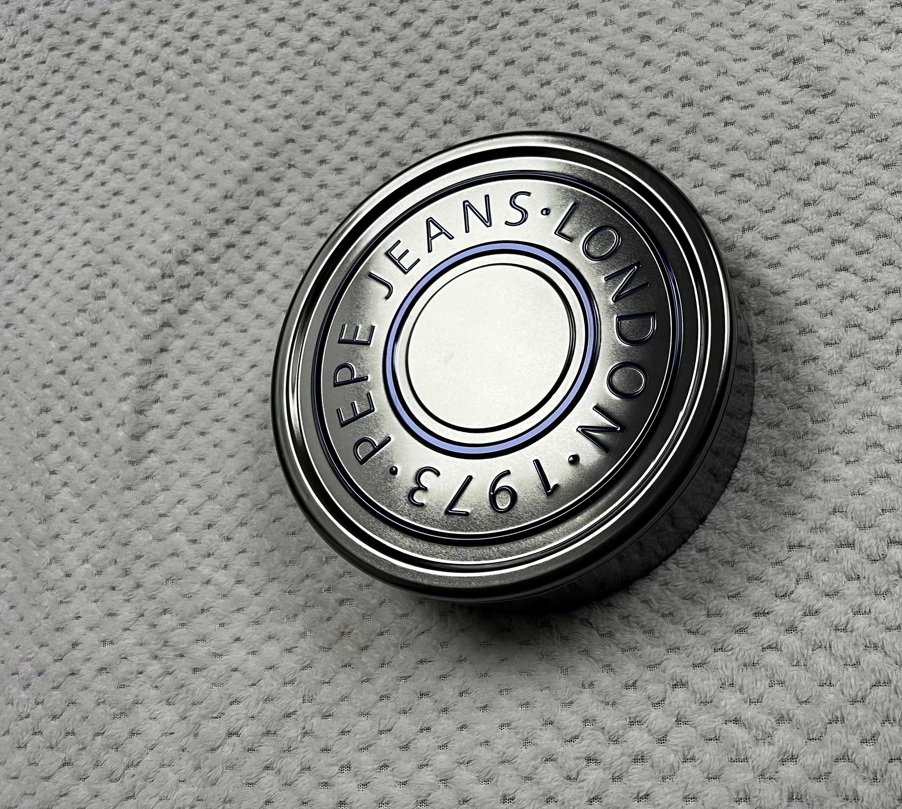Metalowa okrągła puszka pudełko Pepe Jeans