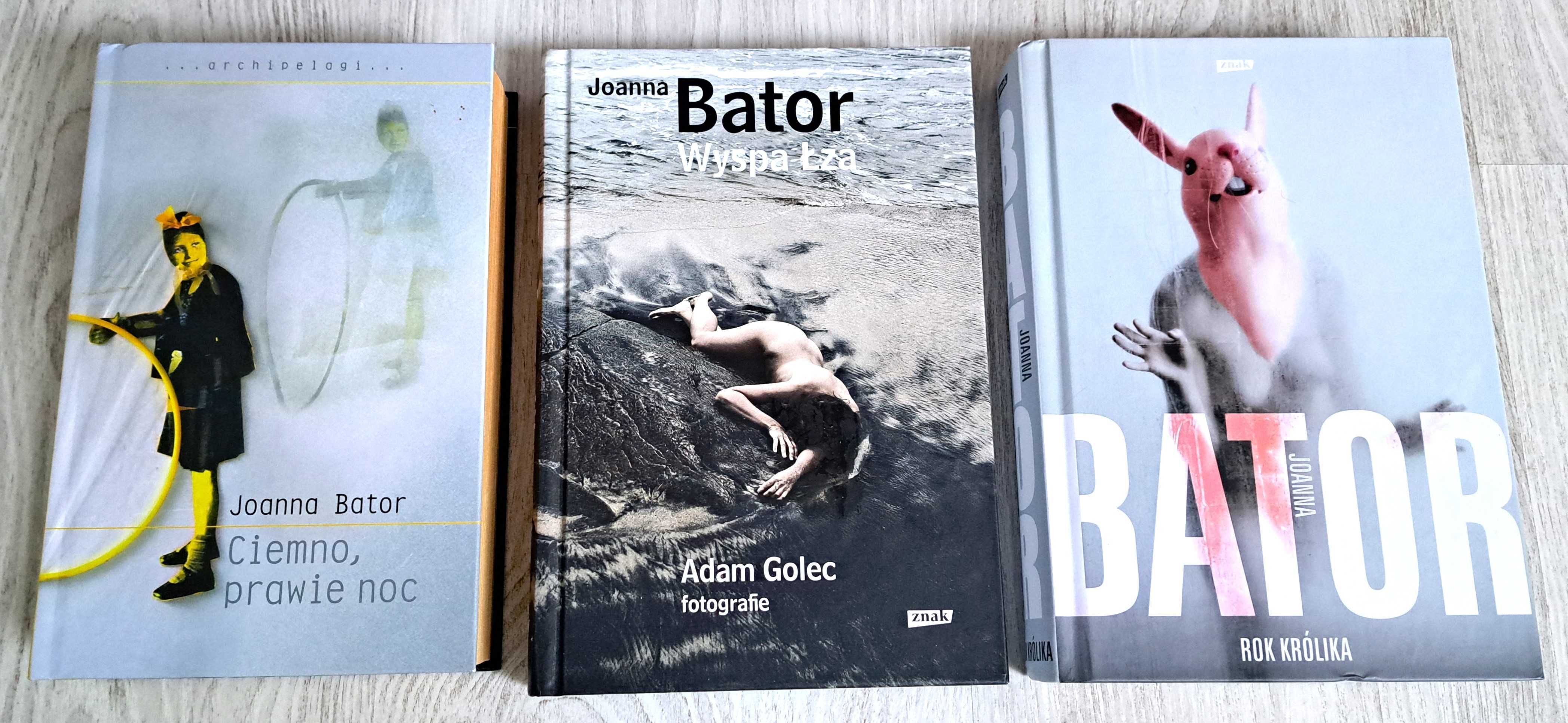 3x Joanna Bator Wyspa Łza + Ciemno prawie noc + Rok królika **
