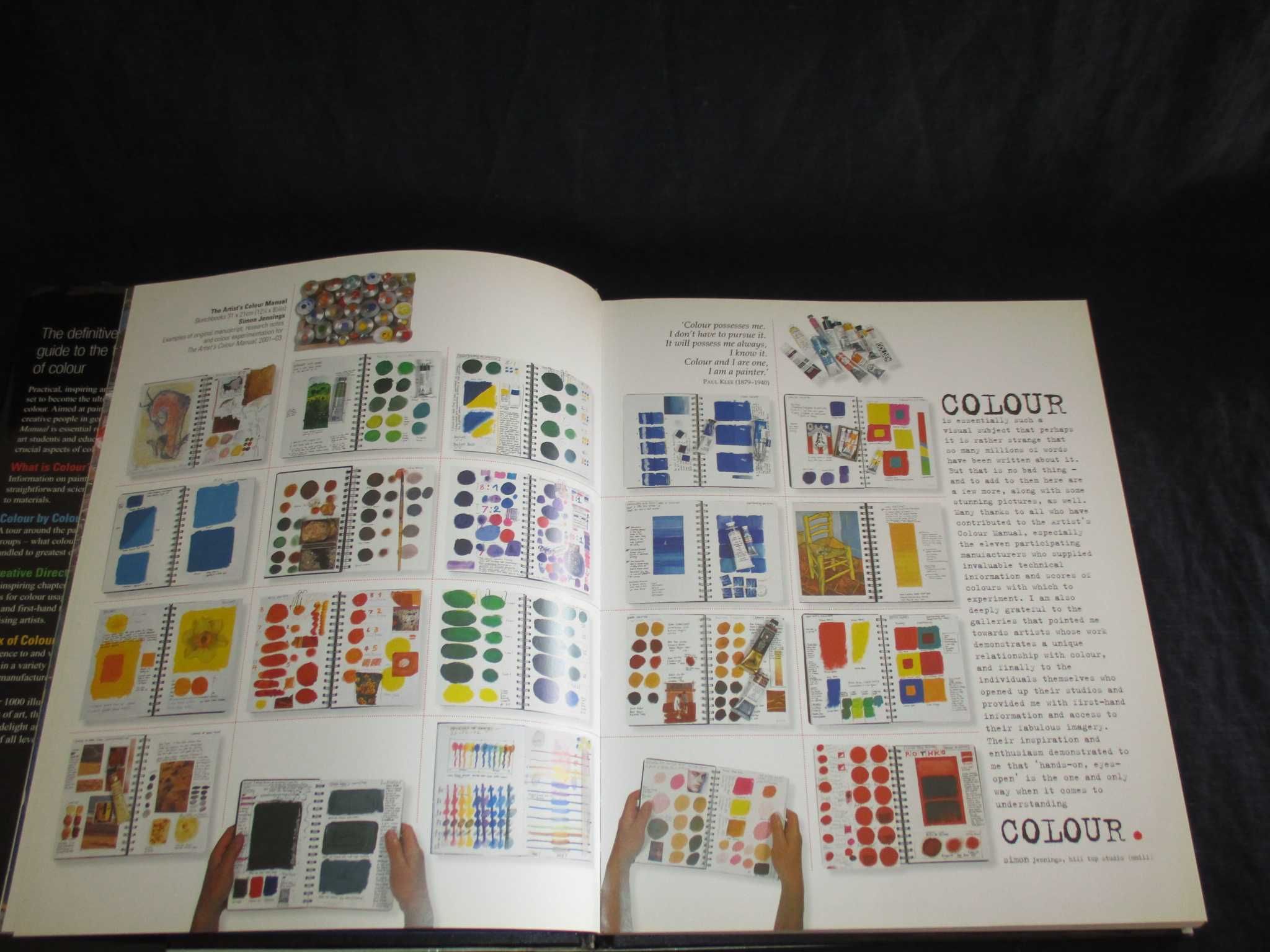 Livro Artist's Colour Manual Simon Jennings