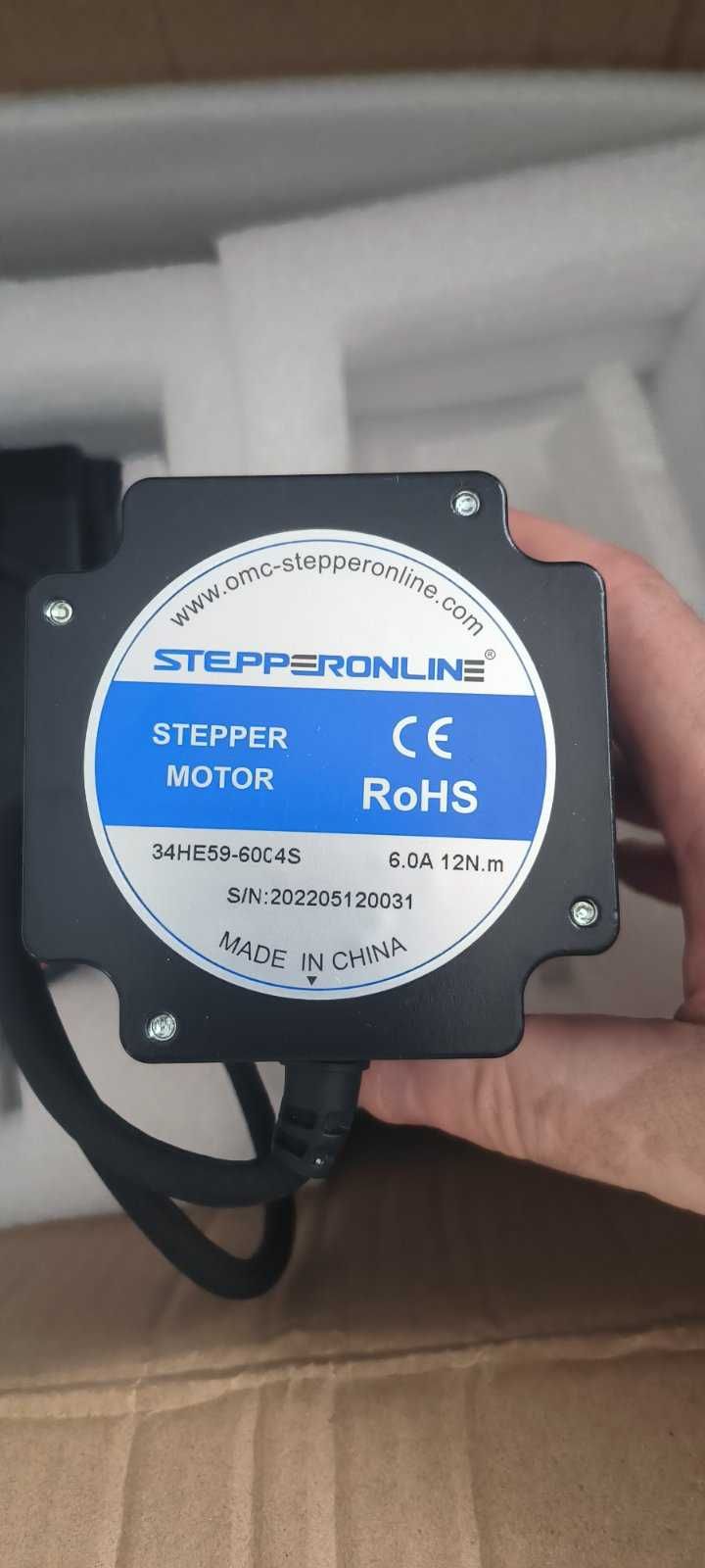 Шаговые двигатели NEMA 34 12Nm 6A + Драйвера. Качество STEPPERONLINE.