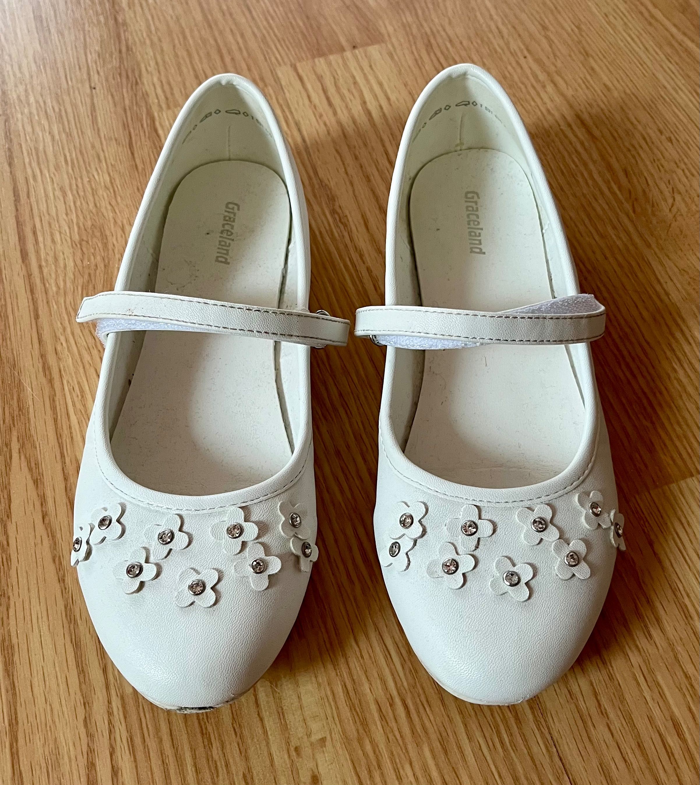 Buty komunijne białe Deichmann 36