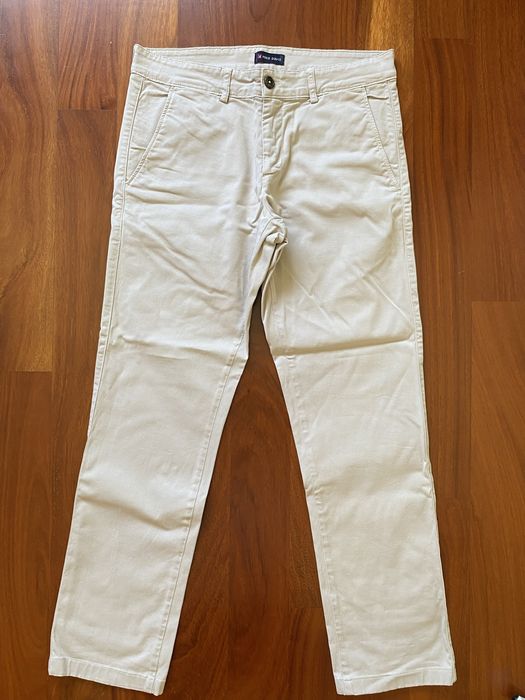 Calças Mike Davis Bege