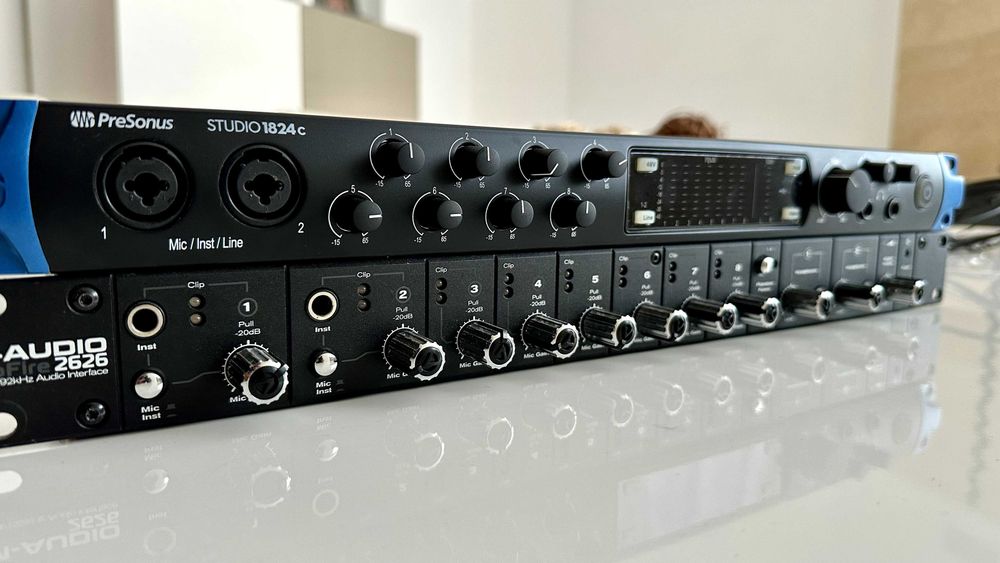M-Audio Profire 2626 + Presonus Studio 1824c