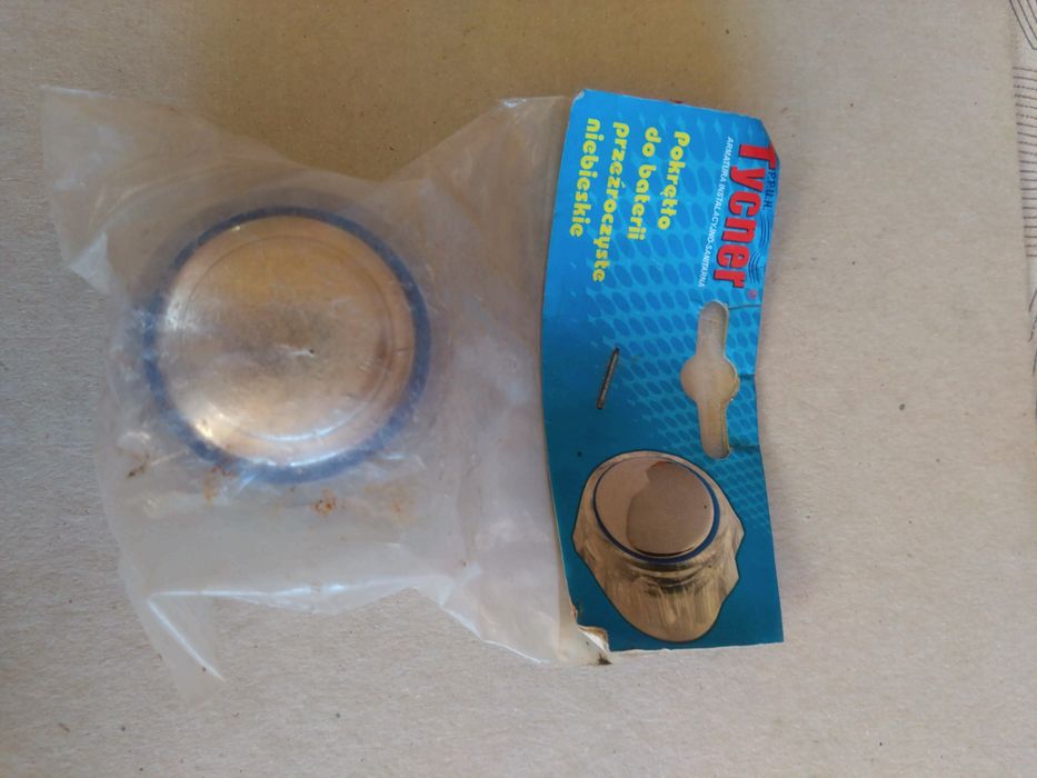 Pokrętło do baterii przezroczyste Niebieskie Czerwone