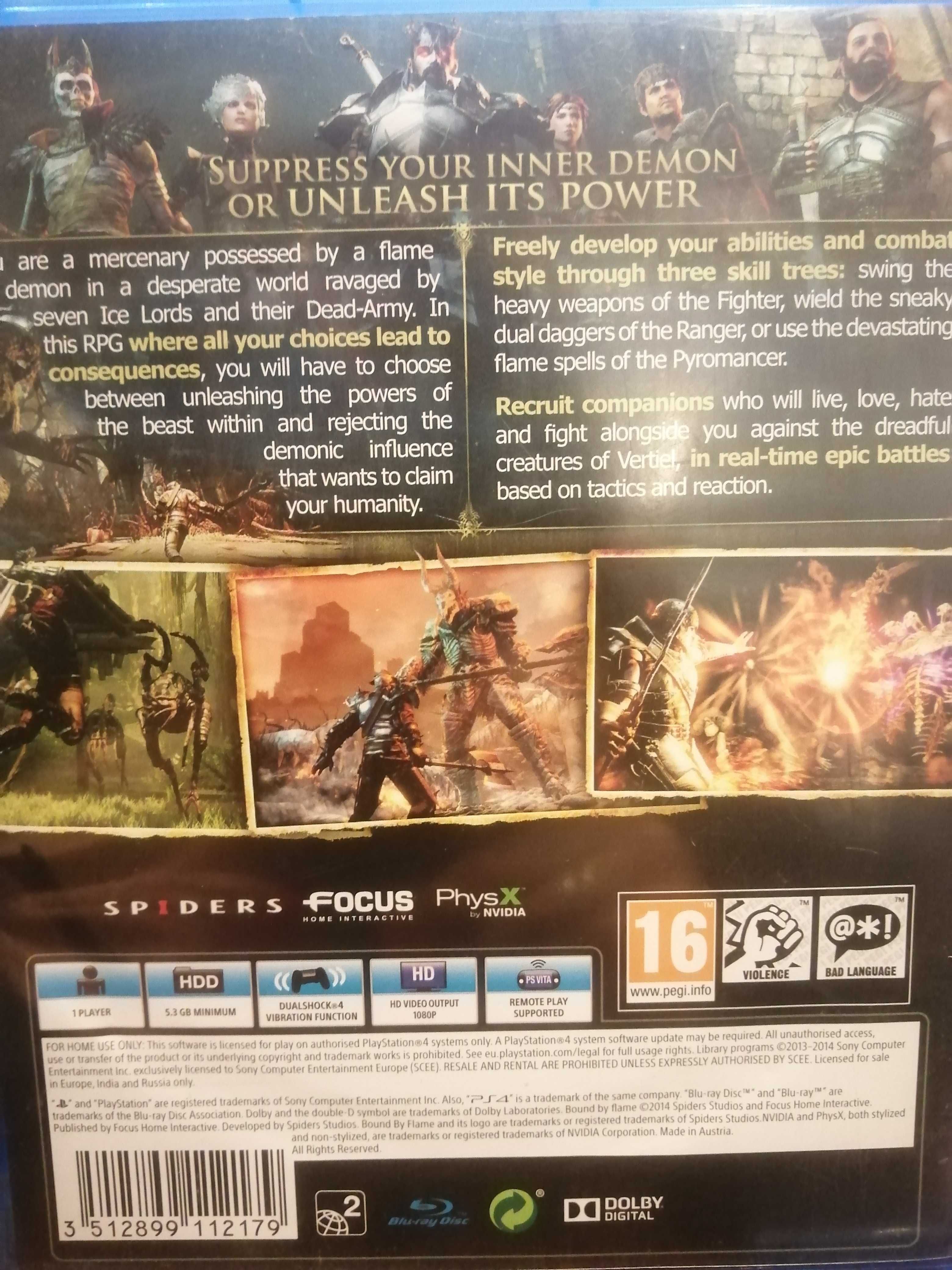Ps4 Bound by Flame