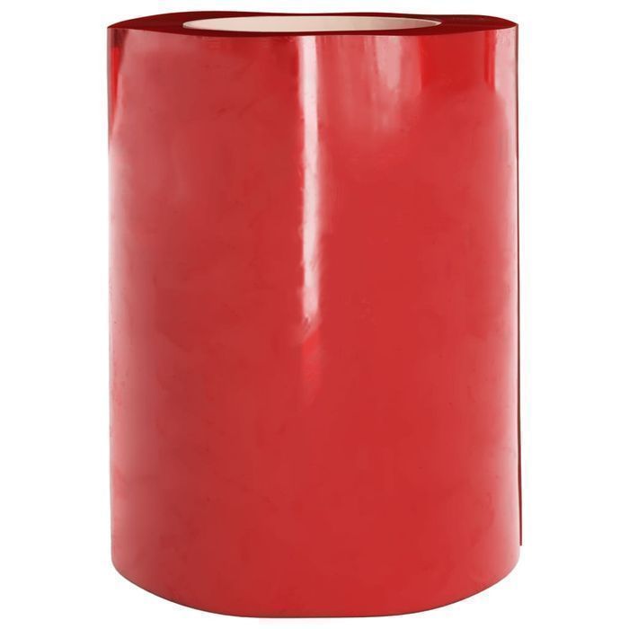 Kurtyna paskowa, czerwona, 300 mm x 2,6 mm, 25 m, PVC