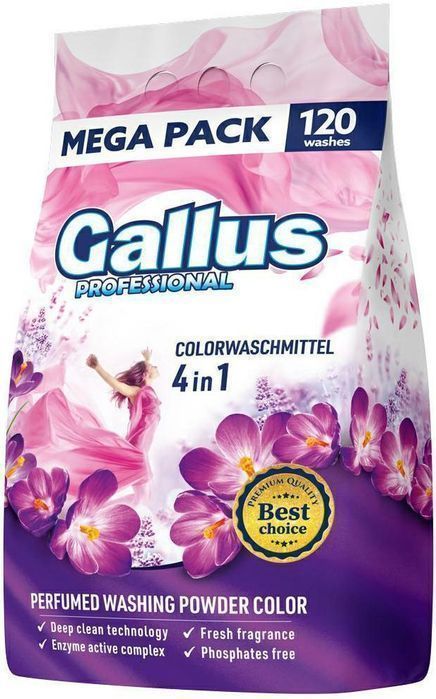 GALLUS Professional Color 120P 6,6kg proszek do prania